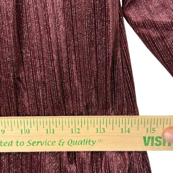 New with Tags Old Navy Short Sleeve Velvet Maroon Jumpsuit Sz Xxl - Picture 6 of 14